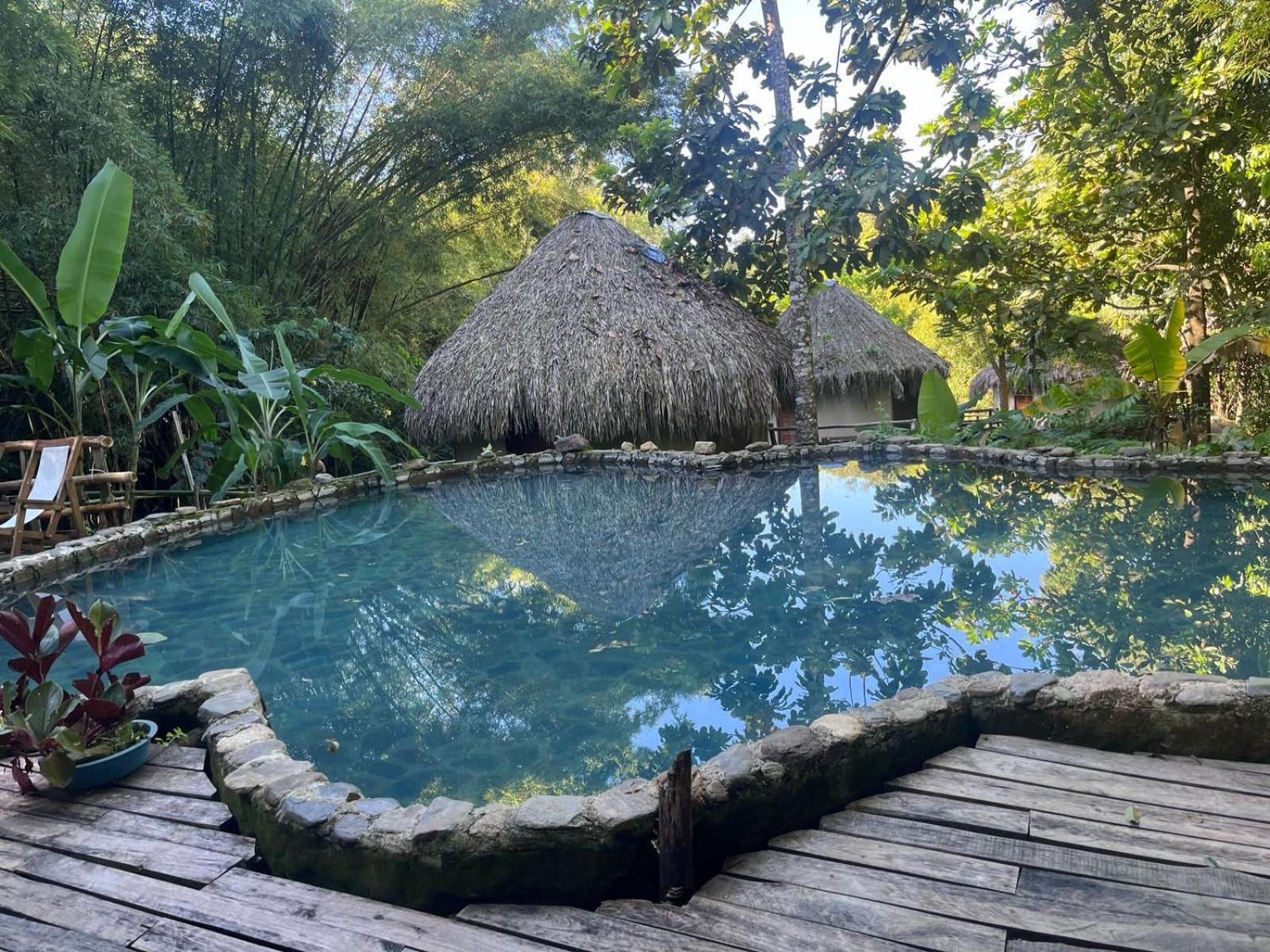 Las Cabanas Del Rio ミンカ エクステリア 写真